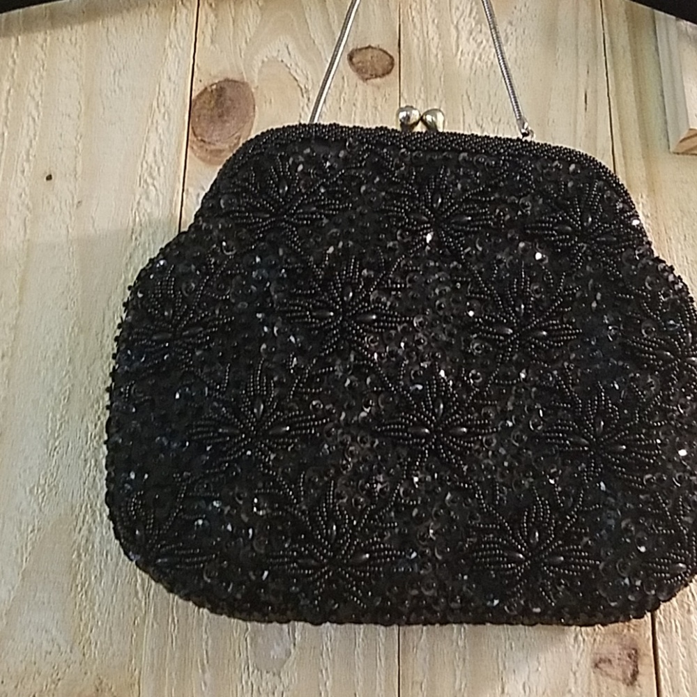 RuaGrande Black sequined purse